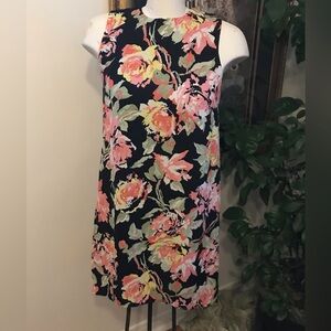 Leith Floral Sleeveless Dress - Size Medium